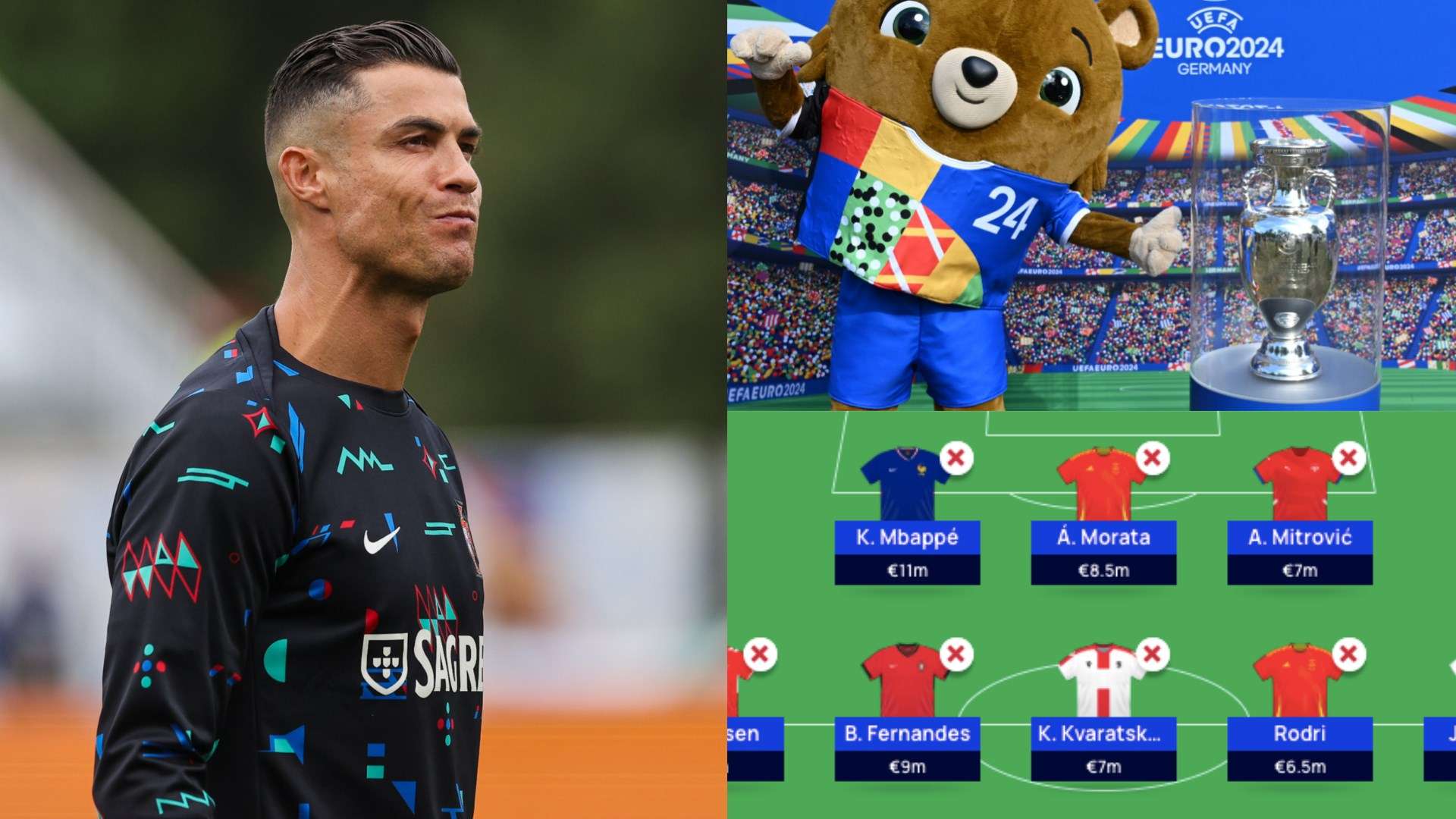 歐足聯官宣本澤馬當選葡法之戰MVP.